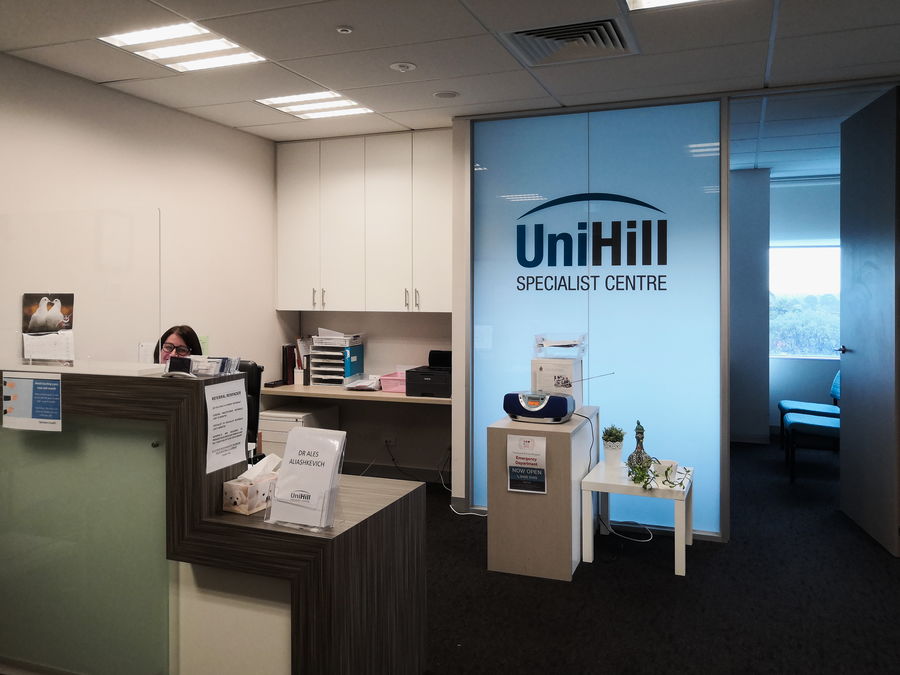 bundoora unihill specialist consulting neurosurgery reception staff